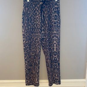 Leopard sweatpants